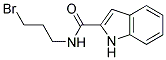 1H-INDOLE-2-CARBOXYLIC ACID (3-BROMO-PROPYL)-AMIDE Struktur