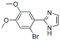 2-(2-BROMO-4,5-DIMETHOXY-PHENYL)-1H-IMIDAZOLE Struktur