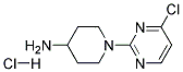 1-(4-CHLORO-PYRIMIDIN-2-YL)-PIPERIDIN-4-YL-AMINE HYDROCHLORIDE Struktur