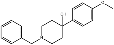 1-BENZYL-4-(4-METHOXY-PHENYL)-PIPERIDIN-4-OL Struktur