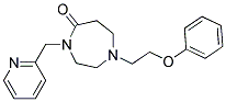 1-(2-PHENOXYETHYL)-4-(PYRIDIN-2-YLMETHYL)-1,4-DIAZEPAN-5-ONE Struktur