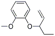 1-(1-ETHYL-ALLYLOXY)-2-METHOXY-BENZENE Struktur