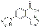 2-(1H-PYRAZOL-1-YL)-4-(1H-TETRAZOL-1-YL)BENZOIC ACID Struktur