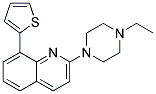 2-(4-ETHYLPIPERAZIN-1-YL)-8-(2-THIENYL)QUINOLINE Struktur