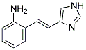 2-[2-(1H-IMIDAZOL-4-YL)-VINYL]-PHENYLAMINE Struktur