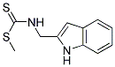 (1H-INDOL-2-YLMETHYL)-DITHIOCARBAMIC ACID METHYL ESTER Struktur