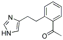 1-[2-[2-(1H-IMIDAZOL-4-YL)-ETHYL]-PHENYL]-ETHANONE Struktur