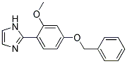 2-(4-BENZYLOXY-2-METHOXY-PHENYL)-1H-IMIDAZOLE Struktur