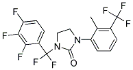 1-[2-METHYL-3-(TRIFLUOROMETHYL)PHENYL]-3-(PENTAFLUOROBENZYL)IMIDAZOLIDIN-2-ONE Struktur