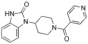 1-(1-ISONICOTINOYLPIPERIDIN-4-YL)-1,3-DIHYDRO-2H-BENZIMIDAZOL-2-ONE Struktur