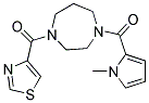 1-[(1-METHYL-1H-PYRROL-2-YL)CARBONYL]-4-(1,3-THIAZOL-4-YLCARBONYL)-1,4-DIAZEPANE Struktur