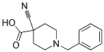 1-Benzyl-4-cyanopiperidine-4-carboxylic acid Struktur