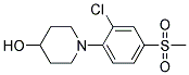 1-[2-Chloro-4-(methylsulphonyl)phenyl]piperidin-4-ol Struktur