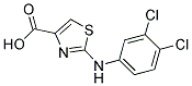 2-[(3,4-Dichlorophenyl)amino]-1,3-thiazole-4-carboxylic acid Struktur