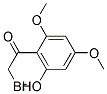 2-BROMO-1-(2,4-DIMETHOXY-6-HYDROXYPHENYL)ETHANONE Struktur