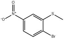 2-BROMO-5-NITROTHIOANISOLE Struktur