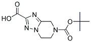 [1,2,4]Triazolo[1,5-a]pyrazine-2,7(8H)-dicarboxylic acid, 5,6-dihydro-, 7-(1,1-dimethylethyl) Struktur