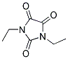 1,3-DIETHYL-2,4,5-IMIDAZOLIDINETRIONE Struktur