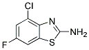 2-Amino-4-chloro-6-fluorobenzothiazole Struktur