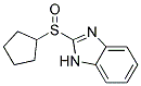 2-(CYCLOPENTYLSULFINYL)-1H-BENZO[D]IMIDAZOLE Struktur