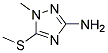 1-METHYL-5-(METHYLTHIO)-1H-1,2,4-TRIAZOL-3-AMINE, TECH Struktur