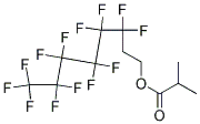 1H,1H,2H,2H-PERFLUOROOCTYL ISOBUTYRAT Struktur