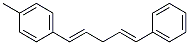 1-METHYL-4-((1E,4E)-5-PHENYL-PENTA-1,4-DIENYL)-BENZENE Struktur