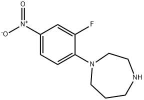 1-(2-FLUORO-4-NITROPHENYL)HOMOPIPERAZINE price.