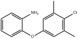 2-(4-CHLORO-3,5-DIMETHYLPHENOXY)ANILINE Struktur