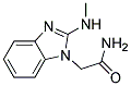 2-[2-(METHYLAMINO)-1H-BENZIMIDAZOL-1-YL]ACETAMIDE Struktur