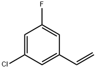 1-CHLORO-3-FLUORO-5-VINYL-BENZENE Struktur