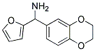 [2,3-DIHYDRO-1,4-BENZODIOXIN-6-YL(2-FURYL)METHYL]AMINE Struktur