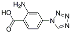 2-AMINO-4-(1H-TETRAZOL-1-YL)BENZOIC ACID Struktur