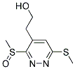 2-(3-METHANESULFINYL-6-METHYLSULFANYL-PYRIDAZIN-4-YL)-ETHANOL Struktur