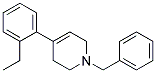 1-BENZYL-4-(2-ETHYL-PHENYL)-1,2,3,6-TETRAHYDRO-PYRIDINE Struktur