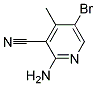 2-AMINO-3-CYANO-4-METHYL-5-BROMOPYRIDINE Struktur