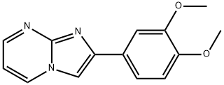 2-(3,4-DIMETHOXYPHENYL)IMIDAZO[1,2-A]PYRIMIDINE Struktur