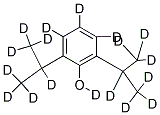 2,6-DI-ISO-PROPYLPHENOL-D18 Struktur