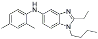 (1-BUTYL-2-ETHYL-1H-BENZOIMIDAZOL-5-YL)-(2,4-DIMETHYL-PHENYL)-AMINE Struktur