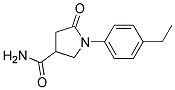 1-(4-ETHYLPHENYL)-5-OXOPYRROLIDINE-3-CARBOXAMIDE Struktur