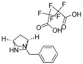 (1S,4S)-2-BENZYL-2,5-DIAZA-BICYCLO[2.2.1]HEPTANE DI-TRIFLUORO-ACETIC ACID Struktur