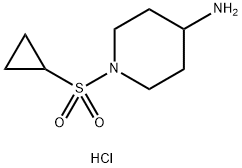 1-CYCLOPROPANESULFONYL-PIPERIDIN-4-YLAMINE HYDROCHLORIDE Struktur