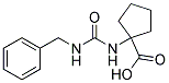 1-[[(BENZYLAMINO)CARBONYL]AMINO]CYCLOPENTANECARBOXYLIC ACID Struktur