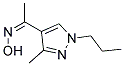 1-(3-METHYL-1-PROPYL-1H-PYRAZOL-4-YL)-ETHANONE OXIME Struktur