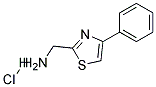 1-(4-phenyl-1,3-thiazol-2-yl)methanamine hydrochloride Struktur