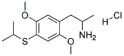 1-(2,5-DIMETHOXY-4-I-PROPYLTHIOPHENYL)-2-AMINOPROPANE HYDROCHLORIDE Struktur