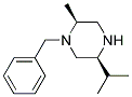 1-BENZYL-2(S)-METHYL-5(S)-ISOPROPYL-PIPERAZINE Struktur