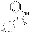 1-(4-Piperidinyl)-1,3-dihydro-2H-benzimidazol-2-one Struktur