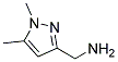 1-(1,5-dimethyl-1H-pyrazol-3-yl)methanamine Struktur