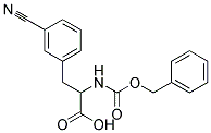 2-{[(benzyloxy)carbonyl]amino}-3-(3-cyanophenyl)propanoic acid Struktur